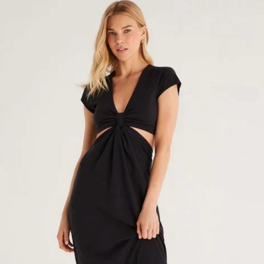 Z Supply Black Cut Out Dress